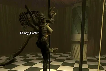 Xenomorph Alien Female Dance (skyrim) Predator Alien Hybrid Short - free porn video