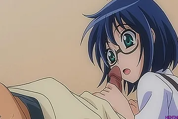 teen Bookish Babe Seduce Her Bf - Hentai Uncensored - free porn video
