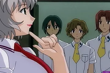 Young Man Must Handle Big Pussy - Uncensored With Hentai Anime - free porn video
