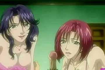 Step mom Catches Step brother Fucking His Stepsister - Hentai Uncensored - free porn video