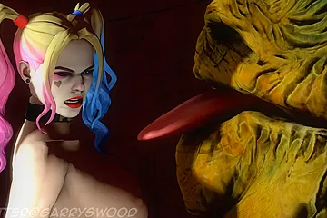 Harley Queen, Jabbas Slave - free porn video