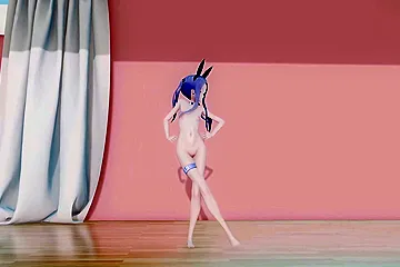 Type Lo Chan Hentai Mmd Dance Costume Blue Hair Color Edit Smixix - free porn video