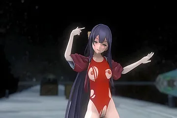 Kantai Collection Kamikaze Hentai Mmd 3d Torn Cothes Dance Kancolle Blue Hair Color Edit Smixix - free porn video