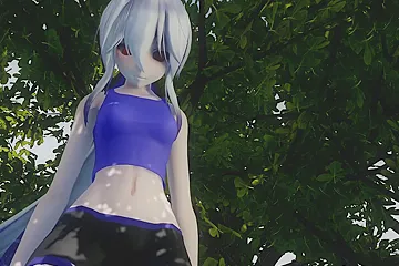 Tiny Blonde Anime Stud Trapped Under Sweet Giantess Sexy Feet - free porn video