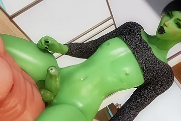 Skyrim- Half Orc Femboy Fucked - free porn video