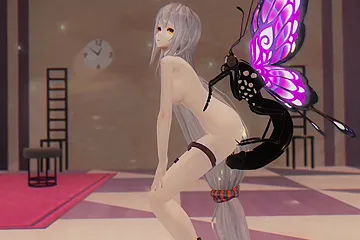 Skadi Arknights Hentai Insects Sex Mmd Nude Dance Purple Wings Color Edit Smixix - free porn video