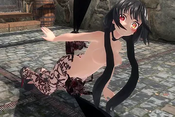 Tokisaki Kurumi Insect Goutouren - free porn video