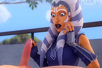 3d Hentai, Anime Hentai And Ahsoka Tano In Star Wars Jedi Training Blowjob (animation With Sound) - free porn video