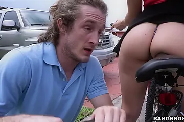 Teen With The Helping Hand - Aubrey Sinclair - free porn video