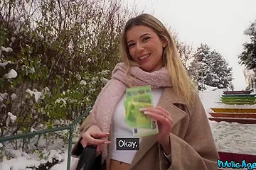 Angelique Lapiedra - Spanish Blonde Is Really Not Shy - free porn video