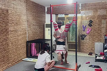 asian bondage and inverted suspension bondage - free porn video