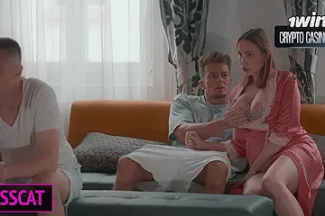 : Why Matthew Meier Fuck Hot Milf While Stepson Was In Share Bed With Stepmom? - free porn video